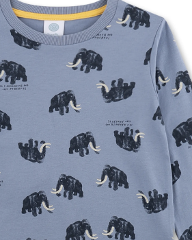 Sanetta - Schlafanzug Mammut blau